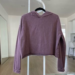 Zella crop sweater hoodie